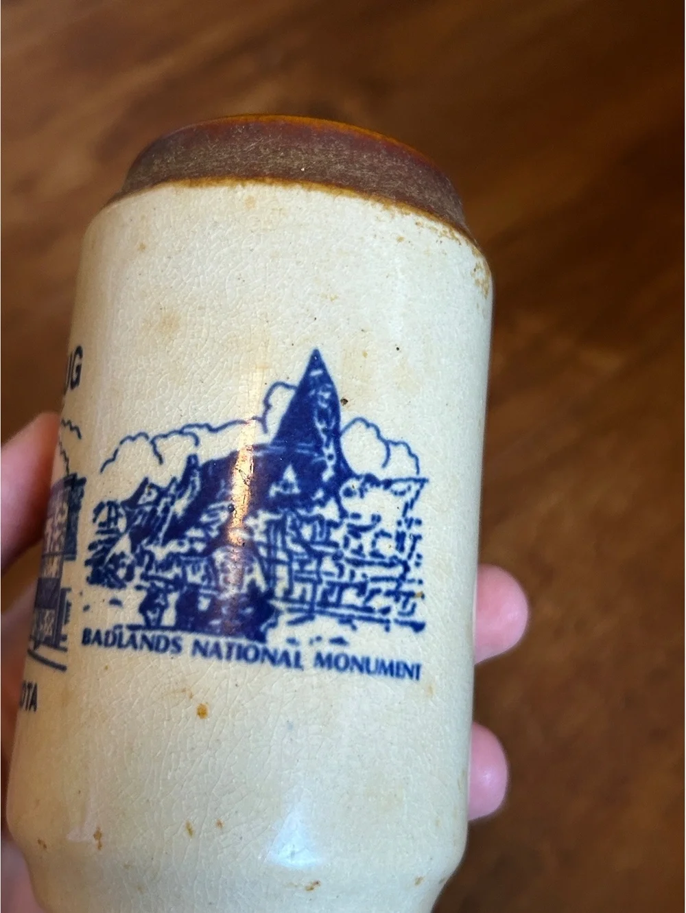 Vintage Wall Drug South Dakota Salt and Pepper Shakers Ceramic Set